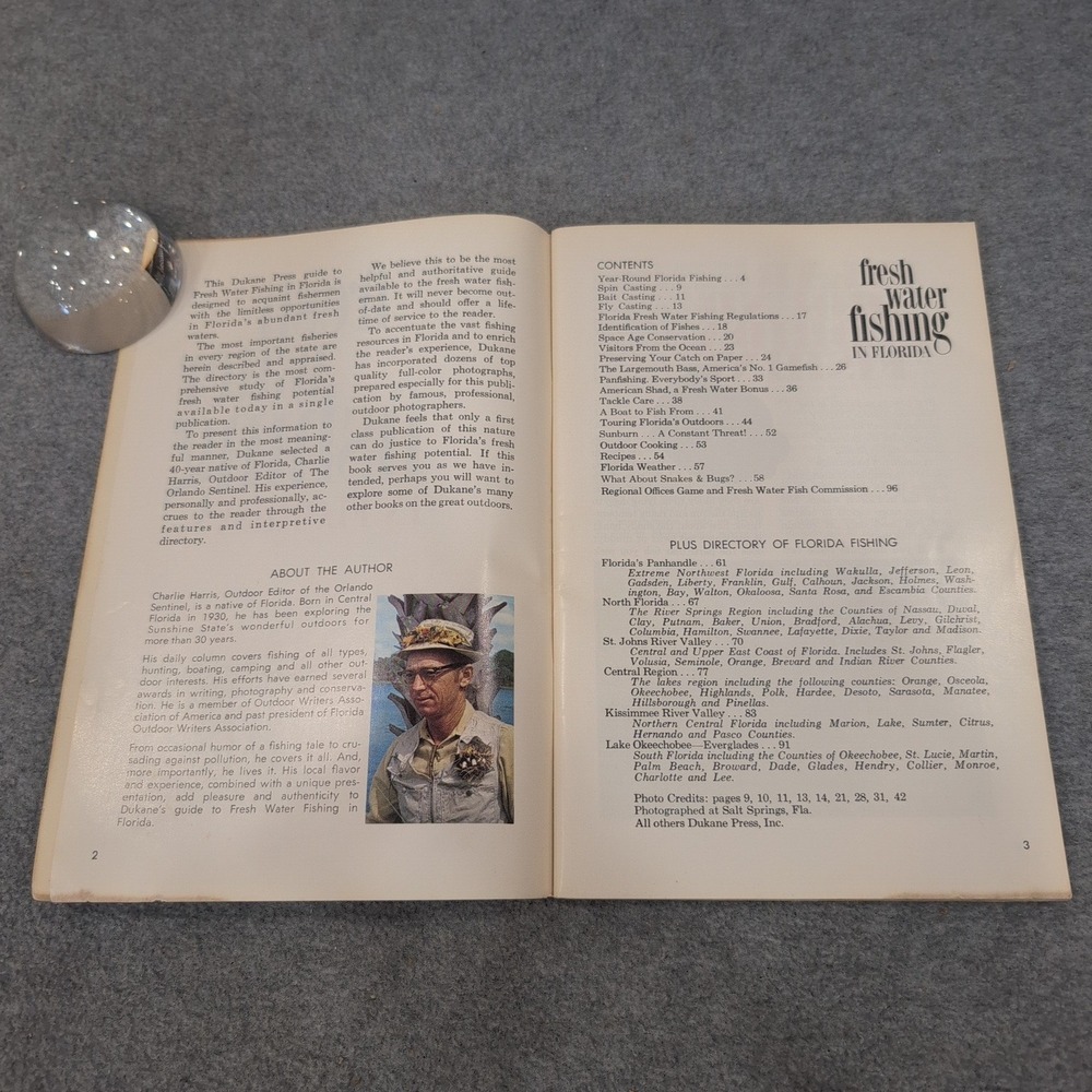 Fresh Water Fishing in Florida Charlie Harris Dukane Press 1970 - Picture 4 of 4